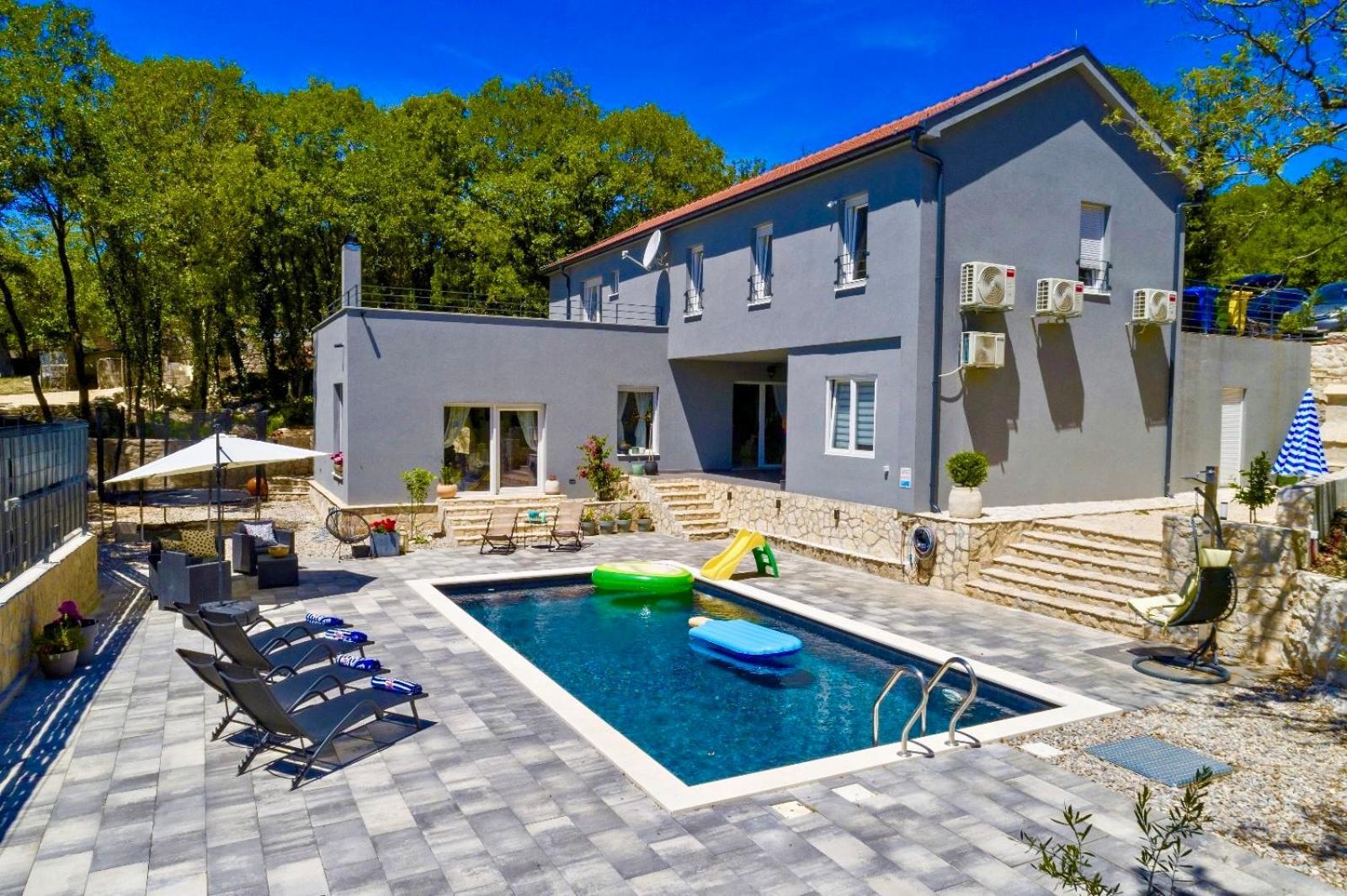 Luxury Villa Andrea Vrzika In Forest Near The Sea Zagvozd Eksteriør bilde