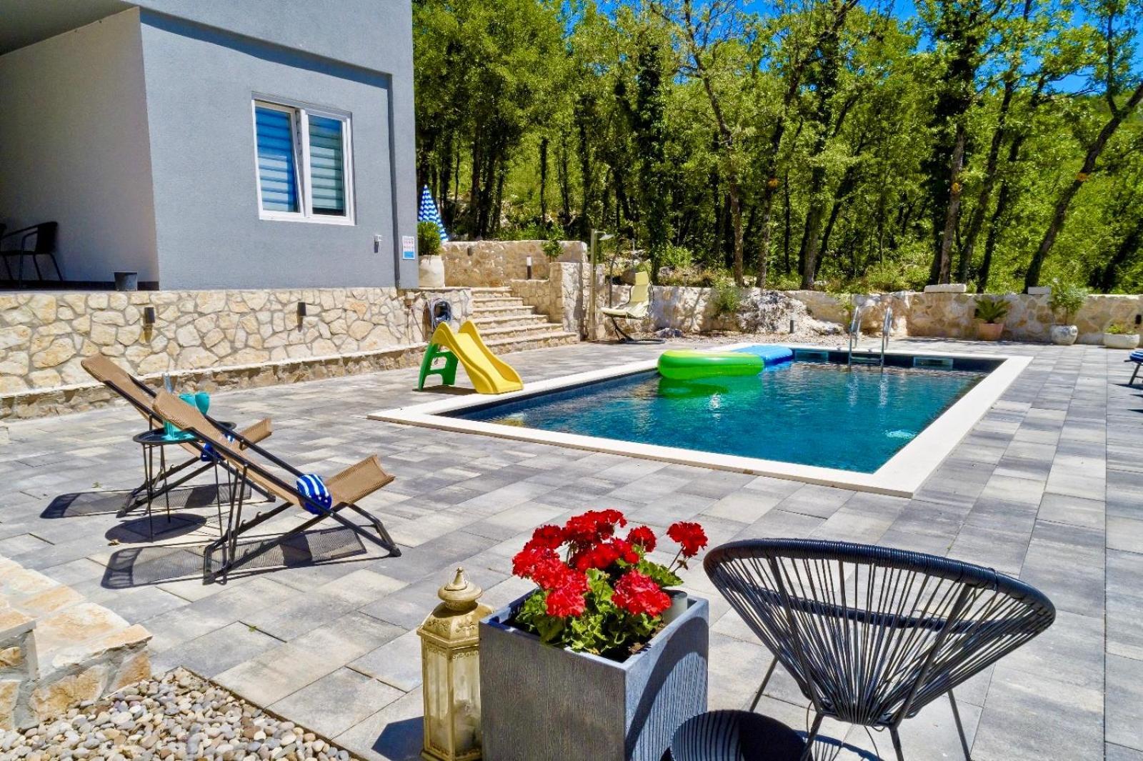 Luxury Villa Andrea Vrzika In Forest Near The Sea Zagvozd Eksteriør bilde