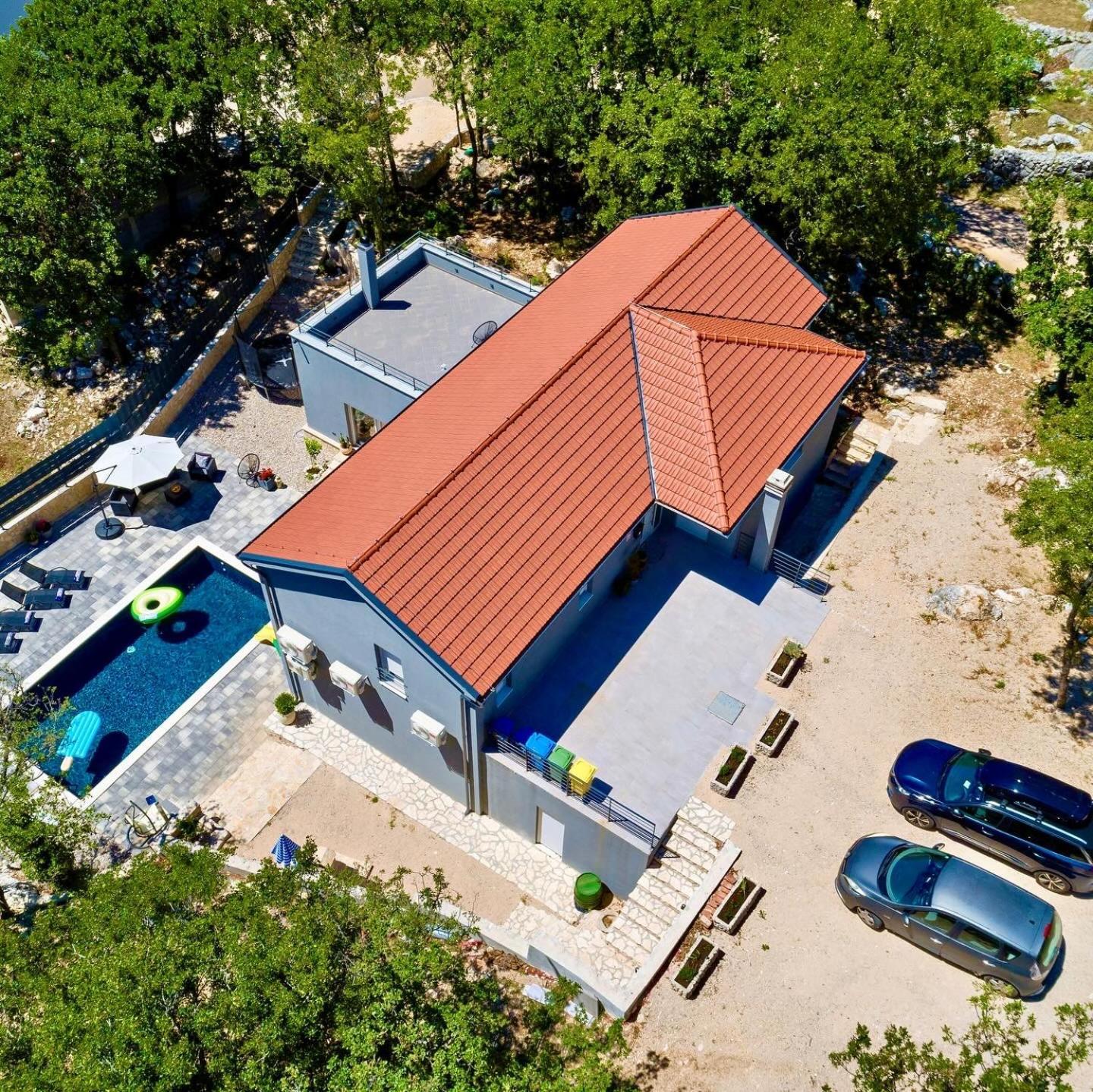 Luxury Villa Andrea Vrzika In Forest Near The Sea Zagvozd Eksteriør bilde