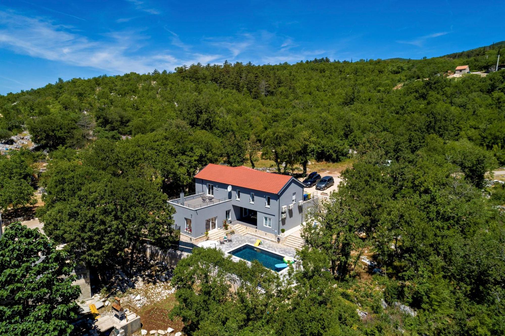 Luxury Villa Andrea Vrzika In Forest Near The Sea Zagvozd Eksteriør bilde